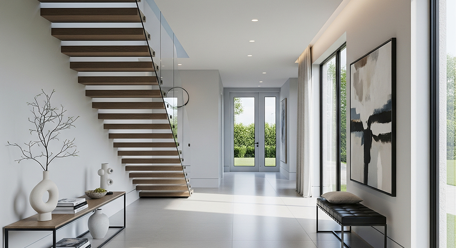 Minimalist Commercial Interior Design and Space Planning